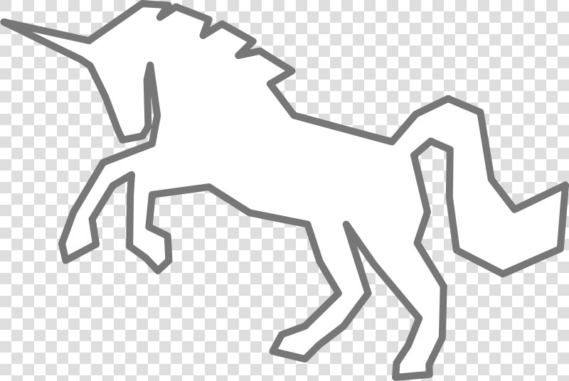 Collection Of Small Unicorn High Quality   Unicorn Line Art Png  Transparent PngTransparent PNG