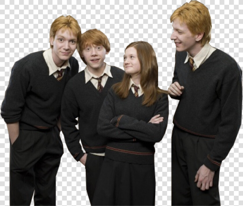 The Weasely Siblings Png Image   Harry Potter Movie Weasleys  Transparent PngTransparent PNG