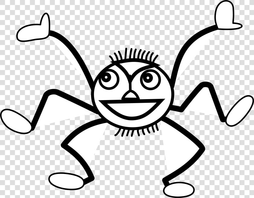 Spider Black And White Spider Black And White Clipart   Spider In Black And White  HD Png DownloadTransparent PNG