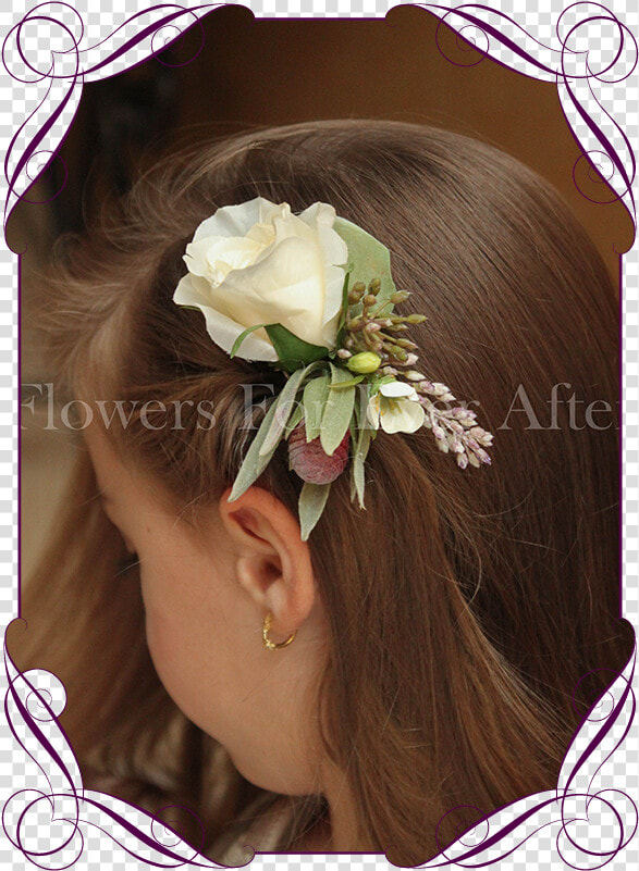 Silk Artificial Boho Rustic Wedding Hair Floral Comb   Boutonnière  HD Png DownloadTransparent PNG