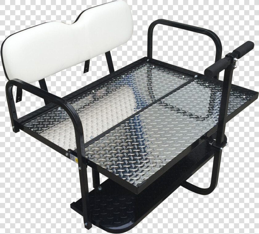 Club Car Precedent Golf Cart Rear Flip Seat Kit W    Golf Cart  HD Png DownloadTransparent PNG