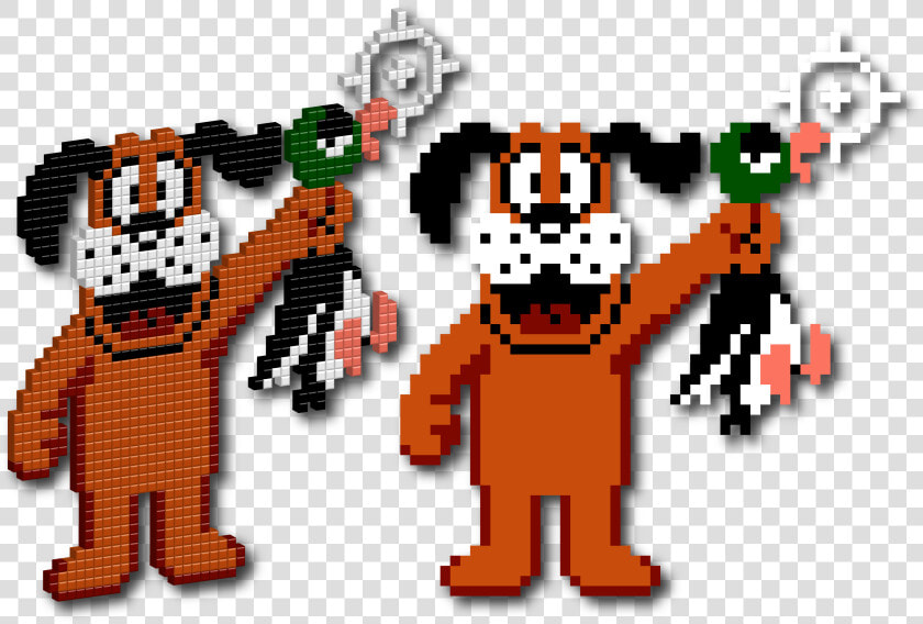 Duck Hunt Hunting Nintendo Entertainment System Video   Duck Hunt Dog Perler  HD Png DownloadTransparent PNG