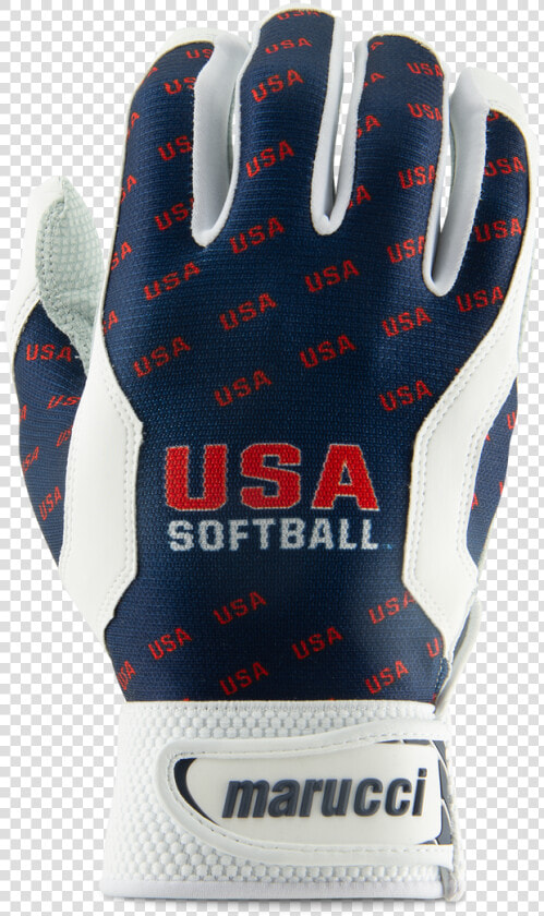 Usa Softball Navy Batting Gloves   Football Gear  HD Png DownloadTransparent PNG