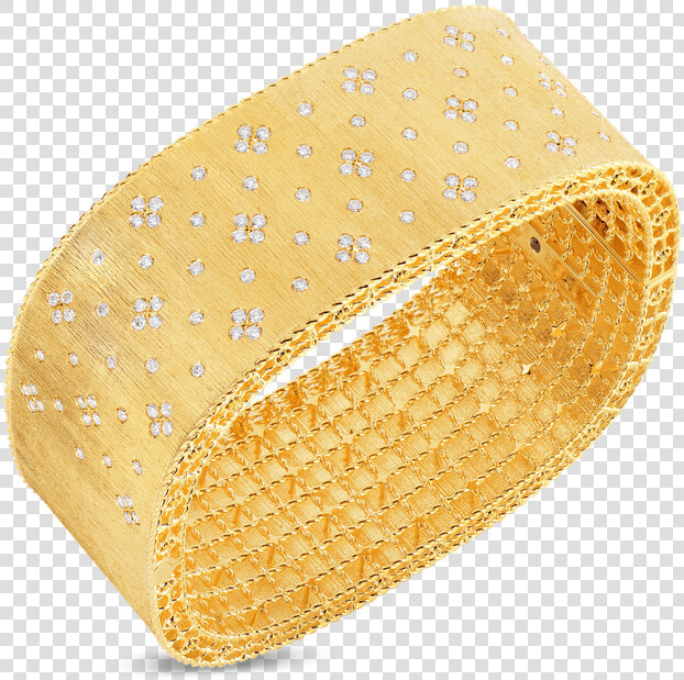 Roberto Coin Satin Finish Wide Bangle With Fleur De   Coin Purse  HD Png DownloadTransparent PNG