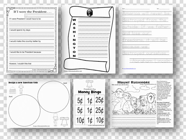 Presidents Day Worksheets For Kids   Mount Rushmore Coloring Page  HD Png DownloadTransparent PNG