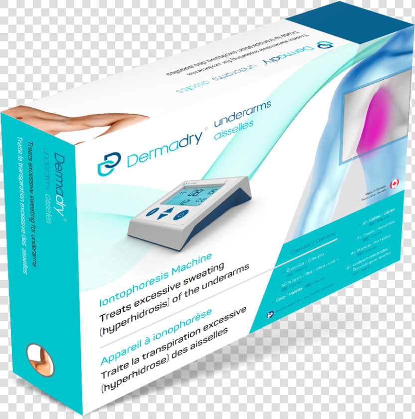 Dermadry Iontophoresis Machine Underarm   Hyperhidrosis  HD Png DownloadTransparent PNG