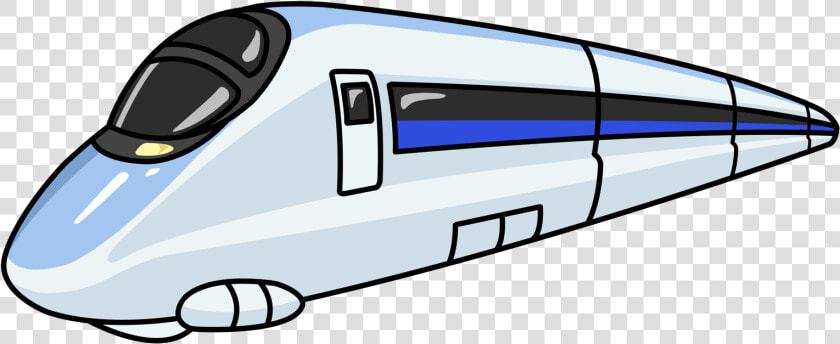 Train Rail Transport High speed Rail Rapid Transit   High Speed Rail Cartoon  HD Png DownloadTransparent PNG