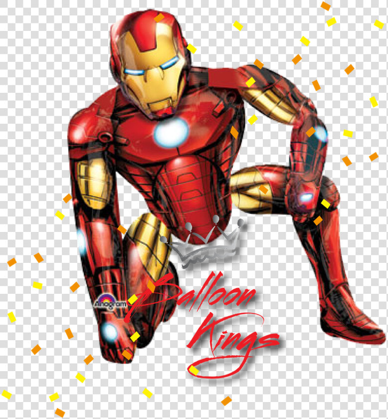 Iron Man Airwalker   Superhero Balloons Helium  HD Png DownloadTransparent PNG