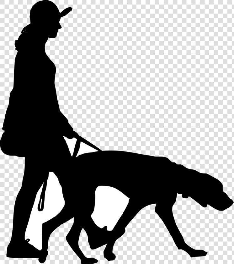 Dog Walking Walker Silhouette At Getdrawingscom Free   Walking People Silhouette Png  Transparent PngTransparent PNG