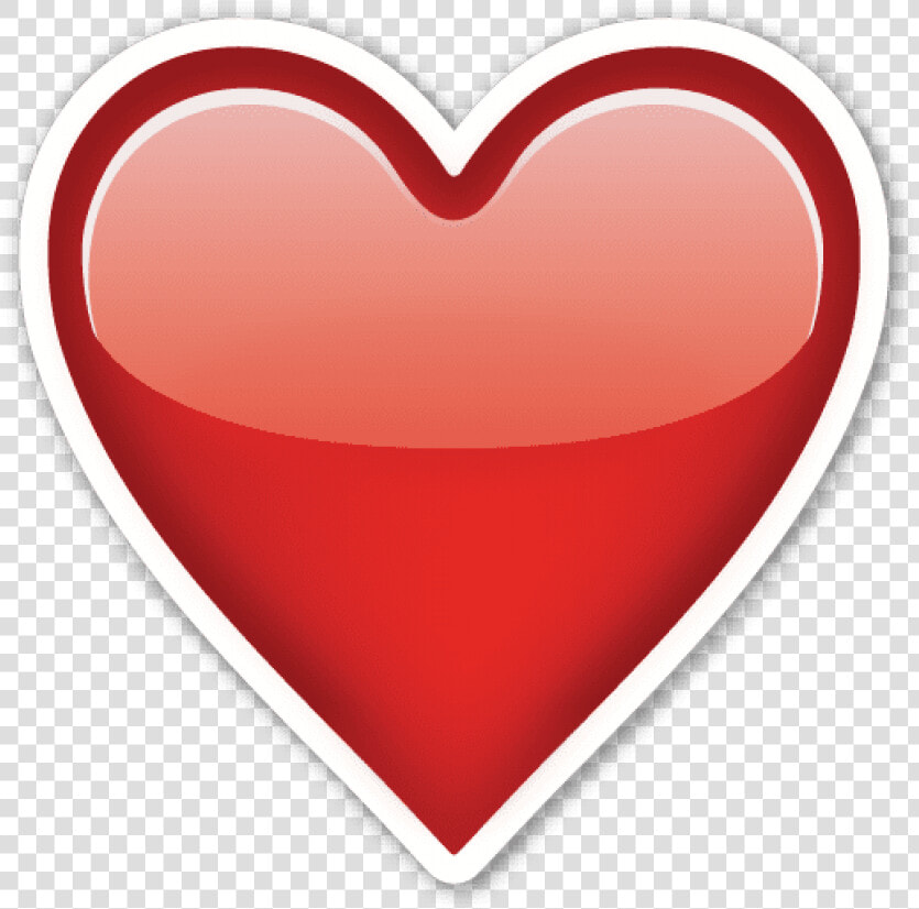 Free Png Red Heart Emoji White Border Png Images Transparent   Red Heart Emoji Sticker Png  Png DownloadTransparent PNG