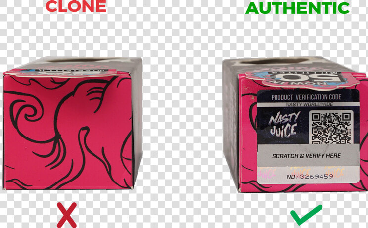 Nasty Juice Original Vs Fake  HD Png DownloadTransparent PNG