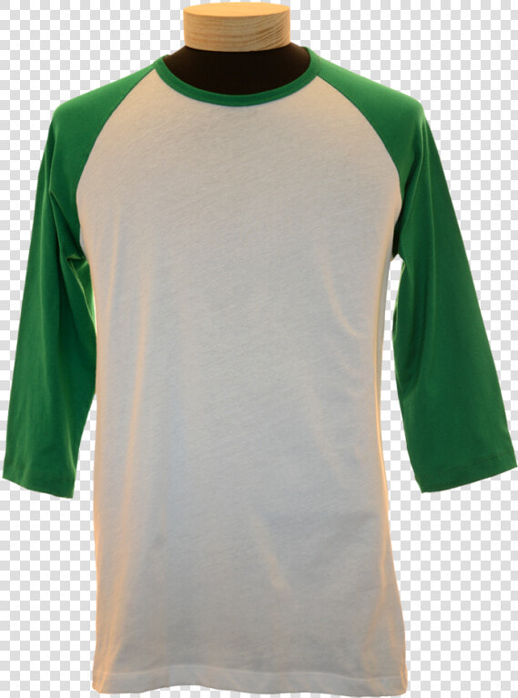 Transparent Playera Blanca Png   Playera 3 4 Verde  Png DownloadTransparent PNG