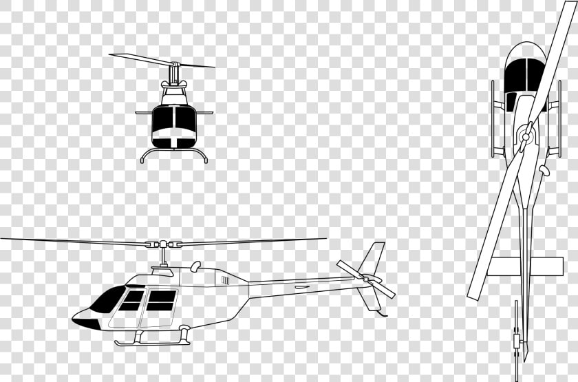 Transparent Helicopter Vector Png   Helicopter Orthographic Projection  Png DownloadTransparent PNG