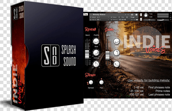 Indie Voices   Splash Sound Indie Voices Kontakt  HD Png DownloadTransparent PNG