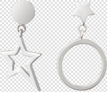 Luo Linglong S925 Sterling Silver Moon Earring Women   Earrings  HD Png DownloadTransparent PNG