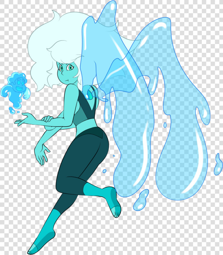 Aura Drawing Blue   Aqua Aura Gemsona  HD Png DownloadTransparent PNG