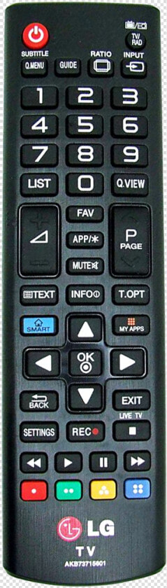 Lg Tv Remote Controller Akb73715646   47lb5900 Remote  HD Png DownloadTransparent PNG