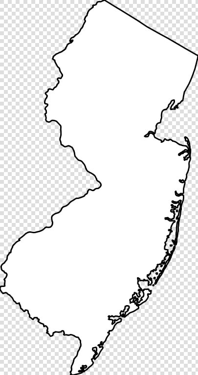 New Jersey Colony Map Outline  HD Png DownloadTransparent PNG