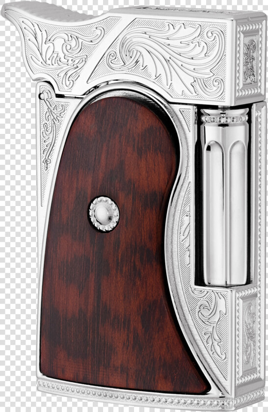 Dupont Lighter Ligne 2 Palladium Vintage Pistol   限定 St デュポン ライター  HD Png DownloadTransparent PNG