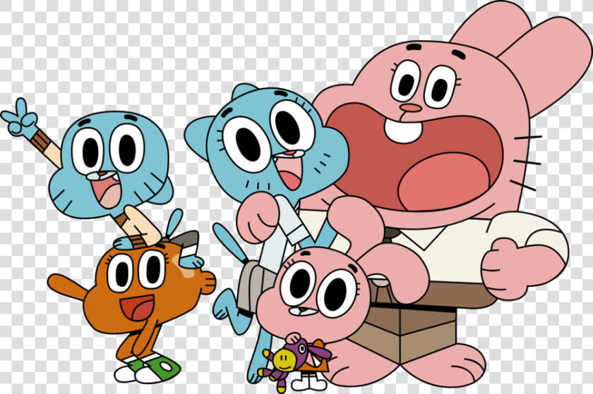 Gumball Clipart Watersons   Amazing World Of Gumball Family  HD Png DownloadTransparent PNG