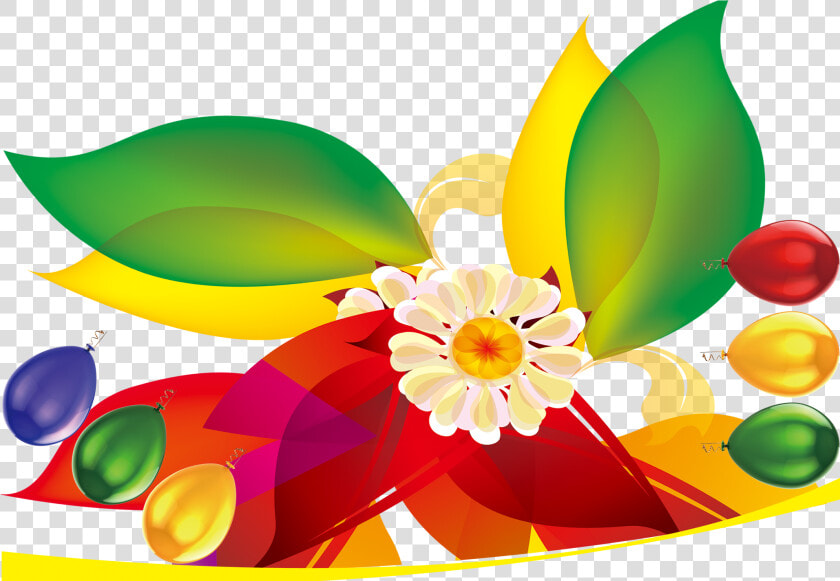 Clip Art Floral Design Colorful Balloon   Colorful Splash Flower Background  HD Png DownloadTransparent PNG