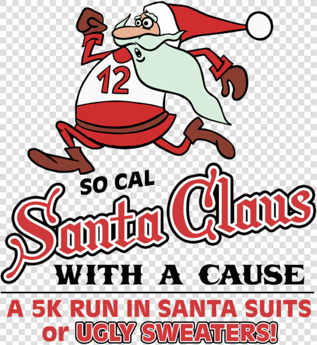 Santa Claus With A Cause 5k 10k   Santa Run 2019 Ashby  HD Png DownloadTransparent PNG