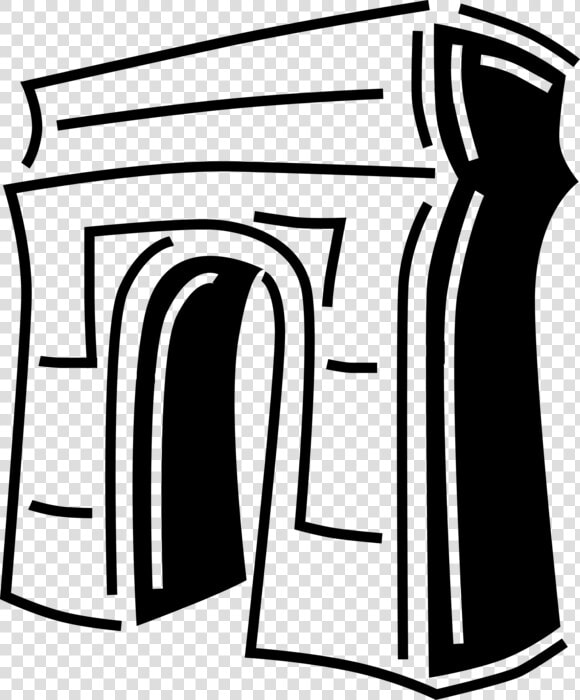 Vector Illustration Of Arc De Triomphe Triumphal Arch  HD Png DownloadTransparent PNG