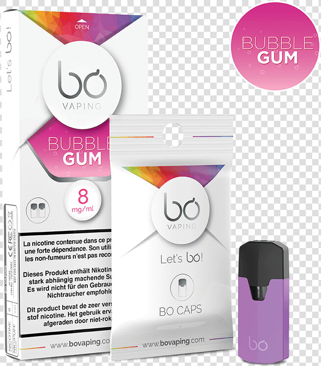 Bō One Ecig Device   Bo Vaping Bubble Gum  HD Png DownloadTransparent PNG