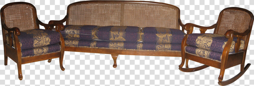 Image Of Best Of Pendants  amp  Flush Mounts   Antique Cane Back Sofa  HD Png DownloadTransparent PNG