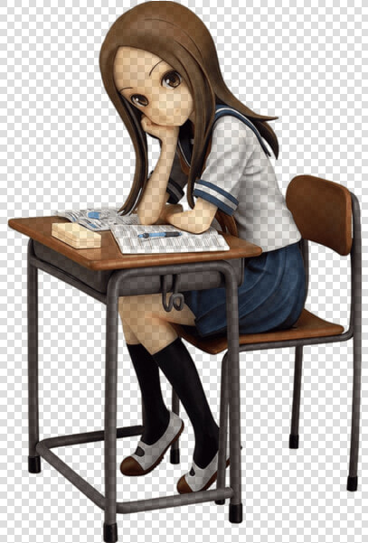 Karakai Jozu No Takagi San   Karakai Jouzu No Takagi San Figure  HD Png DownloadTransparent PNG