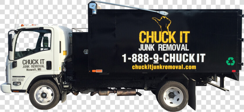 Angie S List Award Chuck It Junk Removal Dumpster Rental   Commercial Vehicle  HD Png DownloadTransparent PNG