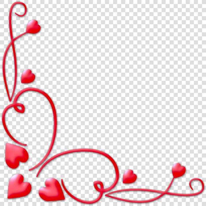 Heart Border Clipart   Heart Corner Border Png  Transparent PngTransparent PNG