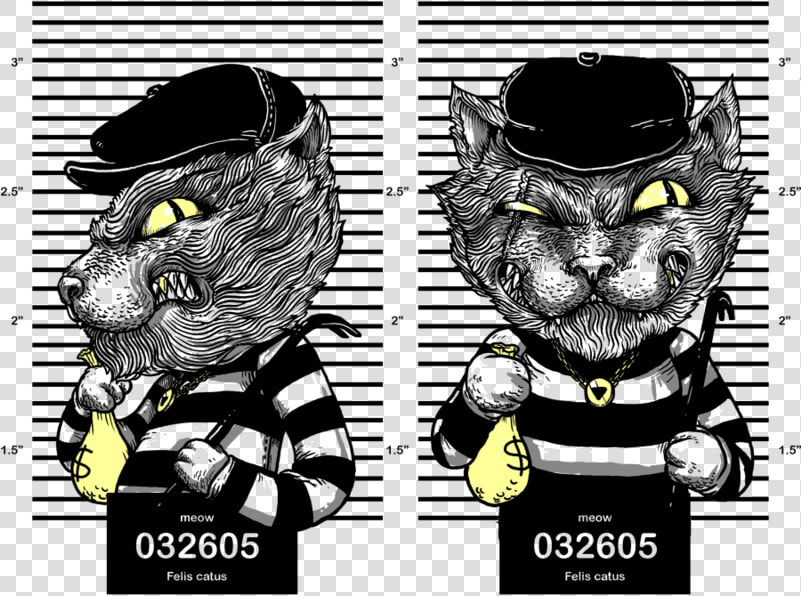 Cartoon Cat Burglar  HD Png DownloadTransparent PNG