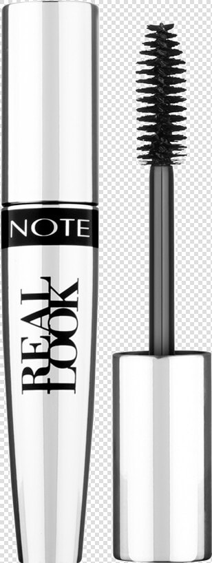 Note Real Look Mascara Black   Note Cosmetics Mascara Real Look  HD Png DownloadTransparent PNG