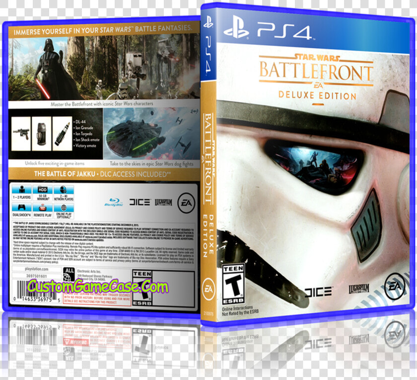 Star Wars Battlefront Deluxe Edition   Star Wars Battlefront Ps4 Cover  HD Png DownloadTransparent PNG