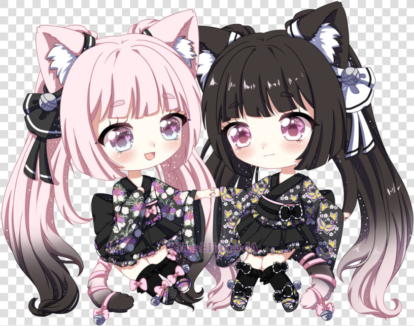  chocola  vanilla  nekoparachocola  nekoparavanilla   Anime Twins  HD Png DownloadTransparent PNG