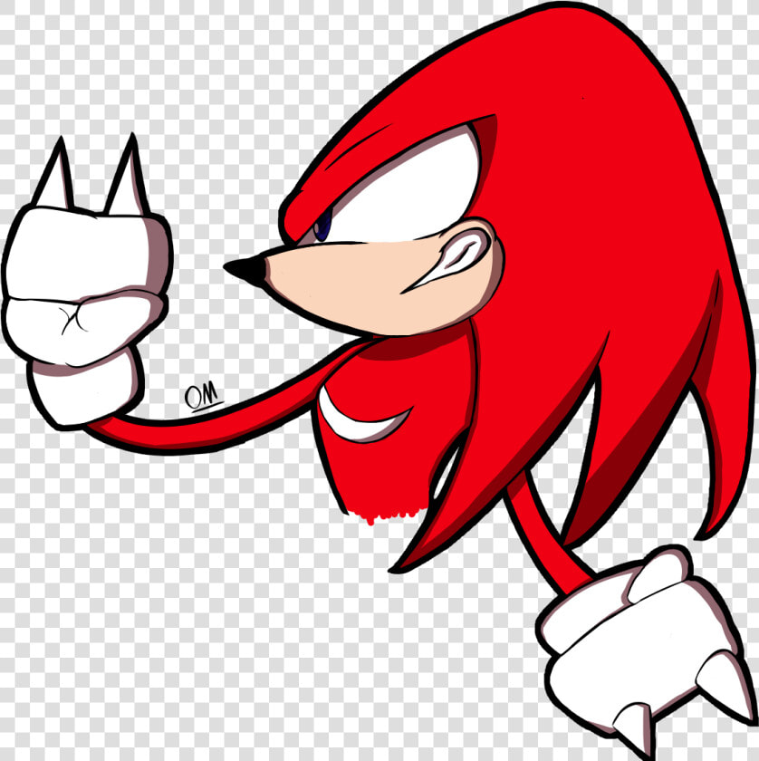 First Finished Drawing Of Knuckles That I Drew   Cartoon  HD Png DownloadTransparent PNG