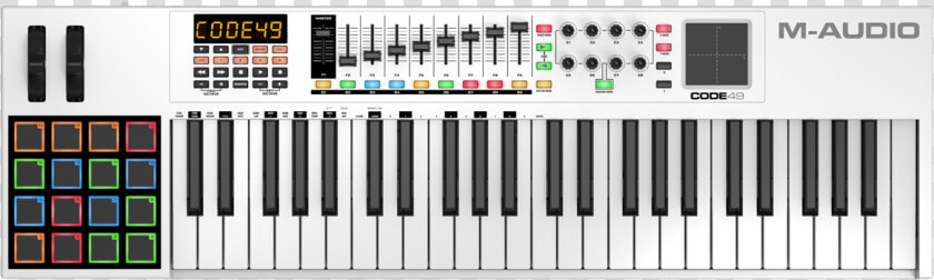 Maudio Code Ortho New   M Audio Code 49 Usb Midi Controller  HD Png DownloadTransparent PNG