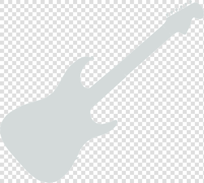 Guitar  Electric  Silhouette  Music  Rock  Instrument   White Guitar Silhouette Transparent  HD Png DownloadTransparent PNG