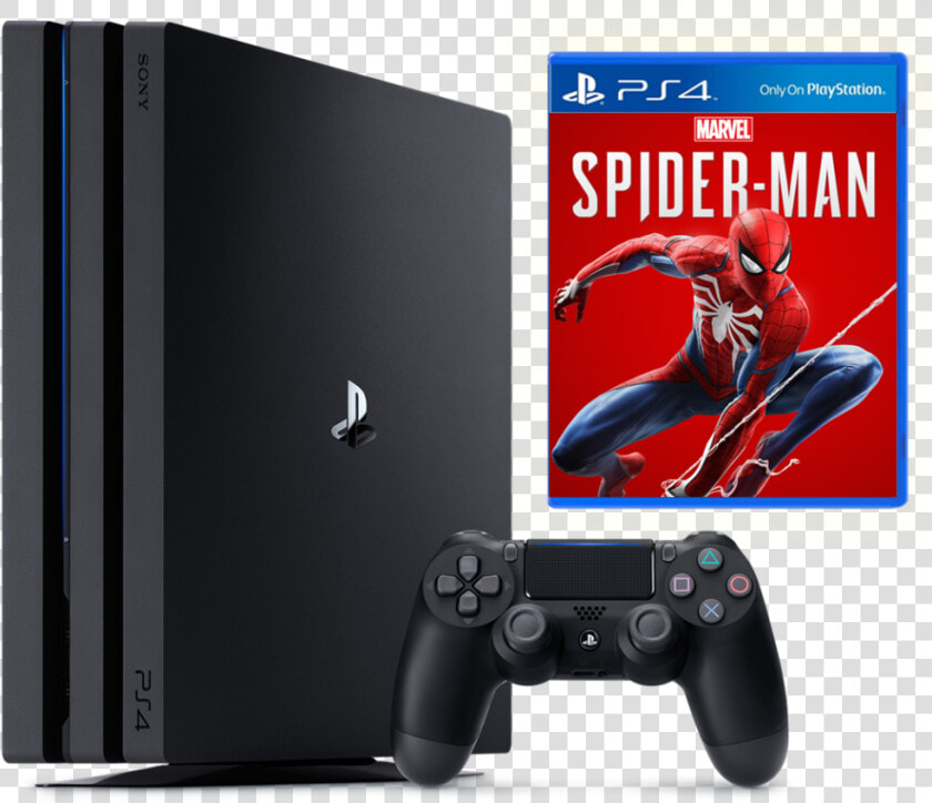 Sony Playstation 4 Pro 1tb Marvel S Spider man   Плейстейшен 4 Про Человек Паук  HD Png DownloadTransparent PNG