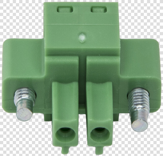 7843 Green 2 pin Screw Terminal Plug Connector With   Green Power Connector  HD Png DownloadTransparent PNG