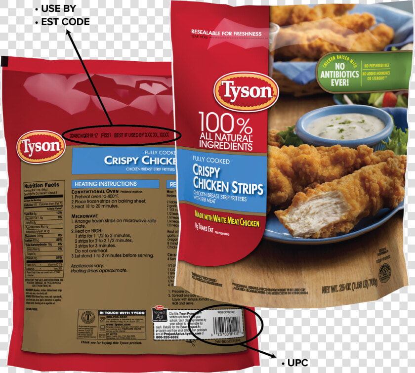 Tyson Chicken Recall 2019   Tyson Chicken Strips  HD Png DownloadTransparent PNG