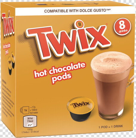 Twix Hot Chocolate Pods   Twix  HD Png DownloadTransparent PNG