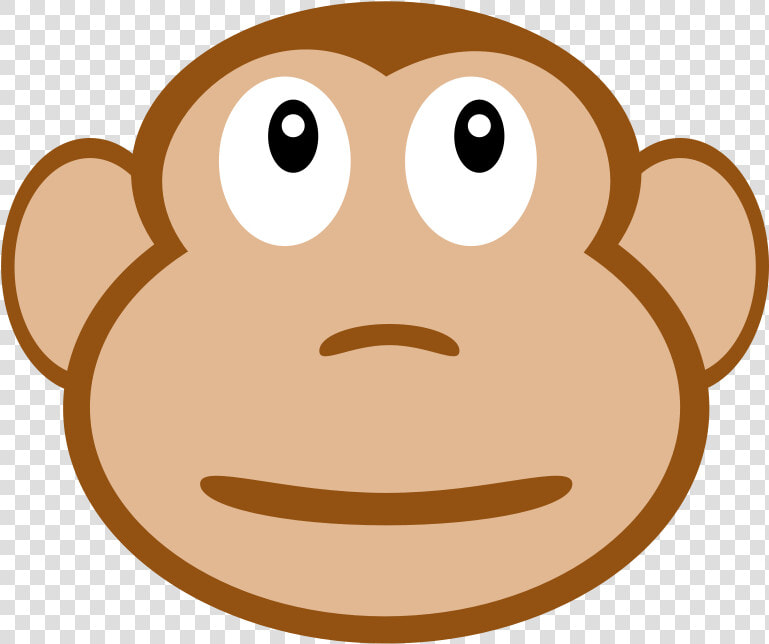 Monkey Face   Cartoon Monkey Faces Clipart  HD Png DownloadTransparent PNG