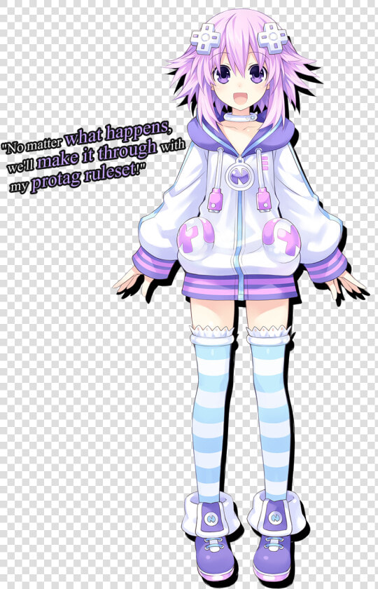 Hyperdimension Neptunia Neptune Render  HD Png DownloadTransparent PNG