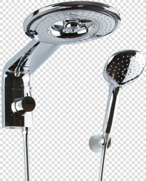 Brohn Tribano Chrome Multifunction Shower Head With  HD Png DownloadTransparent PNG