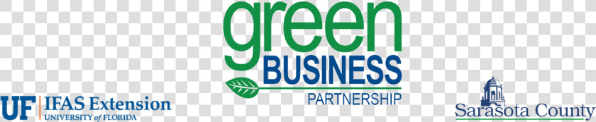 Green Business Partnership Banner  With Uf ifas And   Graphic Design  HD Png DownloadTransparent PNG