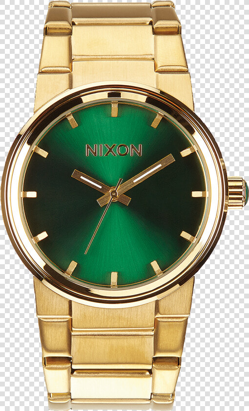 Nixon Cannon Gold Green  HD Png DownloadTransparent PNG