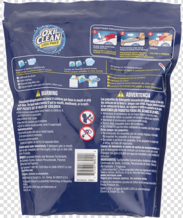 Oxiclean Ingredients  HD Png DownloadTransparent PNG