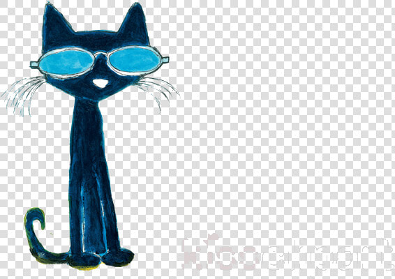 Pete The Cat With Glasses Clipart T shirt Transparent   Pete The Cat With Sunglasses  HD Png DownloadTransparent PNG